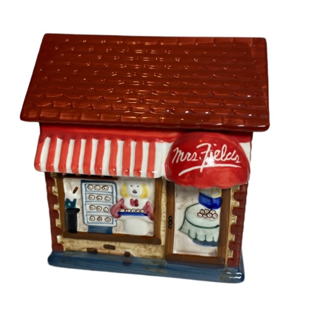 Vintage 1980s Mrs. Fields Storefront Cookie Jar